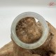 【肌容雪】天然緬甸A貨冰種綠飄花平安鐲 編號13(鐲圍54.9mm#17號)