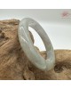 【肌容雪】天然緬甸A貨冰種綠飄花平安鐲 編號13(鐲圍54.9mm#17號) 【肌容雪】天然緬甸A貨冰種綠飄花平安鐲 編號13(鐲圍54.9mm#17號)