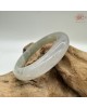 【肌容雪】天然緬甸A貨冰種綠飄花平安鐲 編號13(鐲圍54.9mm#17號) 【肌容雪】天然緬甸A貨冰種綠飄花平安鐲 編號13(鐲圍54.9mm#17號)