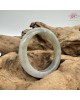 【肌容雪】天然緬甸A貨冰種綠飄花平安鐲 編號13(鐲圍54.9mm#17號) 【肌容雪】天然緬甸A貨冰種綠飄花平安鐲 編號13(鐲圍54.9mm#17號)