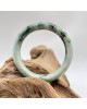【肌容雪】天然緬甸A貨飄花翡翠平安鐲 編號15(鐲圍58.0mm#18.5號) 【肌容雪】天然緬甸A貨飄花翡翠平安鐲 編號15(鐲圍58.0mm#18.5號)