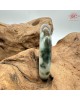 【肌容雪】天然緬甸A貨翡翠飄花平安鐲 編號23(鐲圍55.6mm#17.5號)