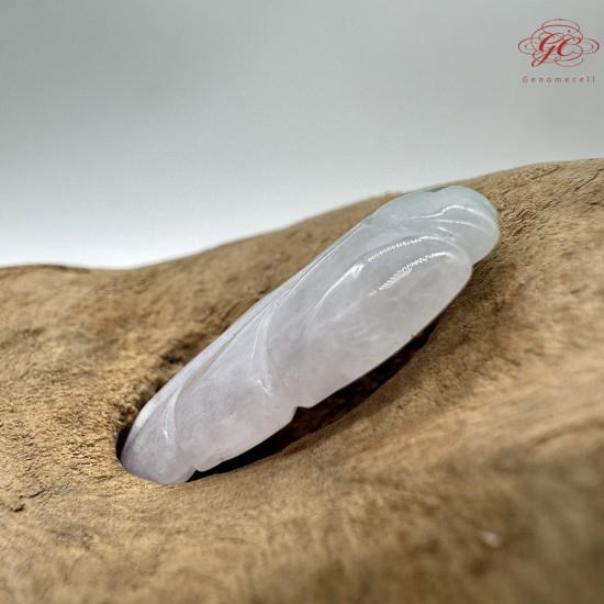【肌容雪】天然緬甸A貨翡翠葉子造型吊墜 編號27
