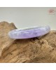 【肌容雪】天然緬甸A貨冰紫翡翠圓條手鐲 編號29(鐲圍53.8mm#17號)