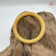 【肌容雪】天然緬甸A貨黃翡翡翠圓條手鐲 編號33(鐲圍57.2mm #18號)