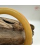 【肌容雪】天然緬甸A貨黃翡翡翠圓條手鐲 編號33(鐲圍57.2mm #18號) 【肌容雪】天然緬甸A貨黃翡翡翠圓條手鐲 編號33(鐲圍57.2mm #18號)