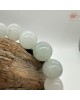 【肌容雪】天然緬甸A貨冰種飄花多彩翡翠手串 編號34