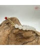 【肌容雪】天然緬甸A貨淺綠翡翠祥獸串珠手鍊 編號36