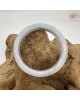 【肌容雪】天然緬甸A貨紫羅蘭翡翠平安鐲 編號38(鐲圍58.4mm#18.5)