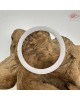 【肌容雪】天然緬甸A貨透白淺紫翡翠叮噹鐲 編號39(鐲圍55.2mm#17.5號)
