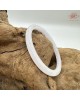 【肌容雪】天然緬甸A貨透白淺紫翡翠叮噹鐲 編號39(鐲圍55.2mm#17.5號)
