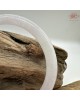 【肌容雪】天然緬甸A貨透白淺紫翡翠叮噹鐲 編號39(鐲圍55.2mm#17.5號)