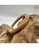 【肌容雪】天然緬甸A貨黃翡翡翠圓條手鐲 編號40(鐲圍56.5mm#18號)