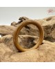 【肌容雪】天然緬甸A貨黃翡翡翠圓條手鐲 編號40(鐲圍56.5mm#18號)
