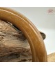 【肌容雪】天然緬甸A貨黃翡翡翠圓條手鐲 編號40(鐲圍56.5mm#18號)