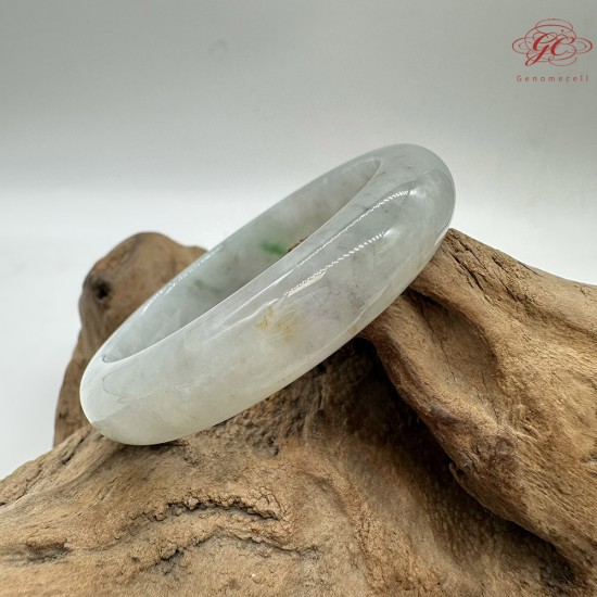 【肌容雪】天然緬甸A貨多彩飄花翡翠平安鐲 編號43(鐲圍55.9mm#17.5號) 【肌容雪】天然緬甸A貨多彩飄花翡翠平安鐲 編號43(鐲圍55.9mm#17.5號)