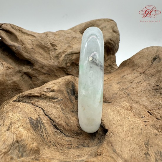 【肌容雪】天然緬甸A貨多彩飄花翡翠平安鐲 編號43(鐲圍55.9mm#17.5號) 【肌容雪】天然緬甸A貨多彩飄花翡翠平安鐲 編號43(鐲圍55.9mm#17.5號)