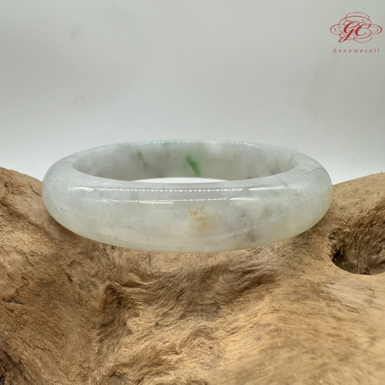 【肌容雪】天然緬甸A貨多彩飄花翡翠平安鐲 編號43(鐲圍55.9mm#17.5號) 【肌容雪】天然緬甸A貨多彩飄花翡翠平安鐲 編號43(鐲圍55.9mm#17.5號)