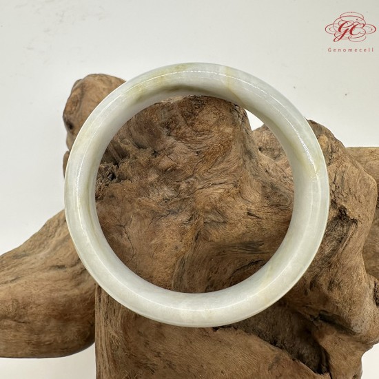 【肌容雪】緬甸天然A貨飄花翡翠平安鐲 編號50(鐲圍62.4mm#19.5號) 【肌容雪】緬甸天然A貨飄花翡翠平安鐲 編號50(鐲圍62.4mm#19.5號)