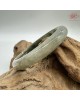 【肌容雪】天然緬甸A貨湖水綠飄花翡翠平安鐲 編號52(鐲圍56.0mm#17.5號) 【肌容雪】天然緬甸A貨湖水綠飄花翡翠平安鐲 編號52(鐲圍56.0mm#17.5號)