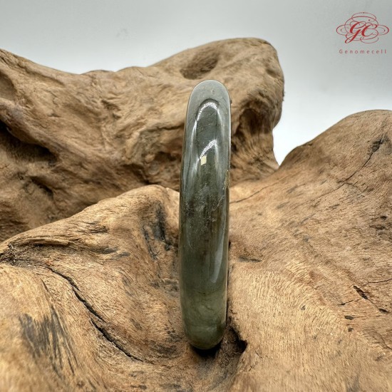 【肌容雪】天然緬甸A貨湖水綠飄花翡翠平安鐲 編號52(鐲圍56.0mm#17.5號) 【肌容雪】天然緬甸A貨湖水綠飄花翡翠平安鐲 編號52(鐲圍56.0mm#17.5號)