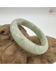 【肌容雪】天然緬甸A貨綠飄花翡翠平安鐲 編號55(鐲圍52.9mm#16.5號) 【肌容雪】天然緬甸A貨綠飄花翡翠平安鐲 編號55(鐲圍52.9mm#16.5號)