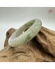 【肌容雪】天然緬甸A貨綠飄花翡翠平安鐲 編號55(鐲圍52.9mm#16.5號) 【肌容雪】天然緬甸A貨綠飄花翡翠平安鐲 編號55(鐲圍52.9mm#16.5號)