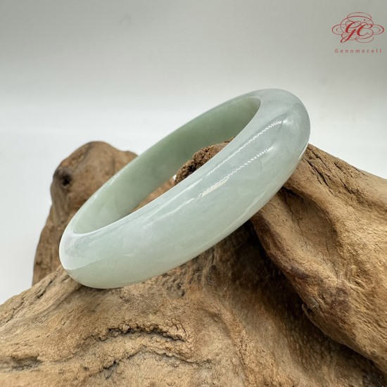 【肌容雪】天然緬甸A貨春彩飄花翡翠平安鐲 編號61(鐲圍53.0mm#16.5號) 【肌容雪】天然緬甸A貨春彩飄花翡翠平安鐲 編號61(鐲圍53.0mm#16.5號)