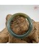 【肌容雪】天然緬甸A貨綠水撒金翡翠圓條手鐲 編號64(鐲圍57.7mm#18號) 【肌容雪】天然緬甸A貨綠水撒金翡翠圓條手鐲 編號64(鐲圍57.7mm#18號)
