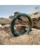 【肌容雪】天然緬甸A貨綠水撒金翡翠圓條手鐲 編號64(鐲圍57.7mm#18號) 【肌容雪】天然緬甸A貨綠水撒金翡翠圓條手鐲 編號64(鐲圍57.7mm#18號)