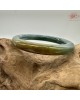 【肌容雪】天然緬甸A貨綠水撒金翡翠圓條手鐲 編號64(鐲圍57.7mm#18號) 【肌容雪】天然緬甸A貨綠水撒金翡翠圓條手鐲 編號64(鐲圍57.7mm#18號)