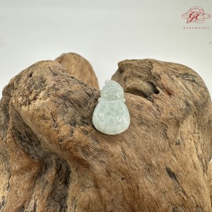 【肌容雪】天然緬甸A貨翡翠葫蘆造型吊墜 編號65