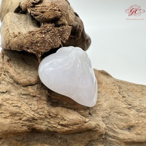 【肌容雪】天然緬甸A貨粉春翡翠螃蟹造型吊墜 編號66
