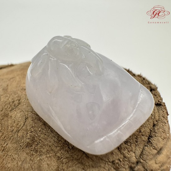 【肌容雪】天然緬甸A貨粉春翡翠螃蟹造型吊墜 編號66 【肌容雪】天然緬甸A貨粉春翡翠螃蟹造型吊墜 編號66
