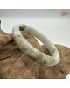 【肌容雪】天然緬甸A貨綠飄花翡翠平安鐲 編號72(鐲圍59.7mm#19號) 【肌容雪】天然緬甸A貨綠飄花翡翠平安鐲 編號72(鐲圍59.7mm#19號)
