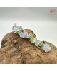 【肌容雪】天然緬甸A貨粉春多彩翡翠手串 編號74 【肌容雪】天然緬甸A貨粉春多彩翡翠手串 編號74