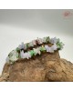 【肌容雪】天然緬甸A貨粉春多彩翡翠手串 編號74 【肌容雪】天然緬甸A貨粉春多彩翡翠手串 編號74
