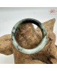 【肌容雪】天然緬甸A貨綠飄花翡翠平安鐲 編號75(鐲圍54.7mm#17號) 【肌容雪】天然緬甸A貨綠飄花翡翠平安鐲 編號75(鐲圍54.7mm#17號)