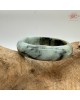 【肌容雪】天然緬甸A貨綠飄花翡翠平安鐲 編號75(鐲圍54.7mm#17號) 【肌容雪】天然緬甸A貨綠飄花翡翠平安鐲 編號75(鐲圍54.7mm#17號)