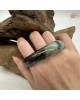 【肌容雪】天然緬甸A貨綠飄花翡翠平安鐲 編號75(鐲圍54.7mm#17號) 【肌容雪】天然緬甸A貨綠飄花翡翠平安鐲 編號75(鐲圍54.7mm#17號)