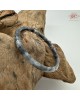 【肌容雪】天然緬甸A貨翡翠冰烏機叮噹手鐲 編號76(鐲圍58.3mm#18.5號) 【肌容雪】天然緬甸A貨翡翠冰烏機叮噹手鐲 編號76(鐲圍58.3mm#18.5號)