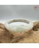 【肌容雪】天然緬甸A貨翡翠白底飄花雕刻平安鐲 編號78(鐲圍55.3mm#17.5號) 【肌容雪】天然緬甸A貨翡翠白底飄花雕刻平安鐲 編號78(鐲圍55.3mm#17.5號)