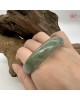 【肌容雪】天然緬甸A貨翡翠糯冰湖水綠飄花平安鐲 編號85(鐲圍53.8mm#17號) 【肌容雪】天然緬甸A貨翡翠糯冰湖水綠飄花平安鐲 編號85(鐲圍53.8mm#17號)
