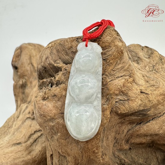 【肌容雪】天然緬甸A貨翡翠豌豆造型吊墜 編號86 【肌容雪】天然緬甸A貨翡翠豌豆造型吊墜 編號86
