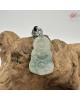【肌容雪】天然緬甸A貨綠飄花翡翠佛陀吊墜 編號88 【肌容雪】天然緬甸A貨綠飄花翡翠佛陀吊墜 編號88