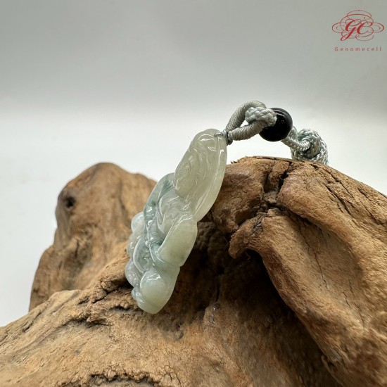 【肌容雪】天然緬甸A貨綠飄花翡翠佛陀吊墜 編號88 【肌容雪】天然緬甸A貨綠飄花翡翠佛陀吊墜 編號88