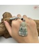 【肌容雪】天然緬甸A貨綠飄花翡翠佛陀吊墜 編號88 【肌容雪】天然緬甸A貨綠飄花翡翠佛陀吊墜 編號88