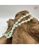 【肌容雪】天然緬甸A貨綠花翡翠四葉草造型珠串 編號92 【肌容雪】天然緬甸A貨綠花翡翠四葉草造型珠串 編號92
