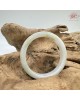 【肌容雪】天然緬甸A貨綠飄花翡翠平安鐲 編號93(鐲圍56.4mm#17.5號) 【肌容雪】天然緬甸A貨綠飄花翡翠平安鐲 編號93(鐲圍56.4mm#17.5號)
