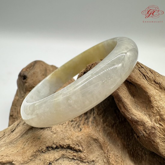 【肌容雪】天然緬甸A貨紫底黃翡翠平安鐲 編號99(鐲圍55.7mm#17.5號) 【肌容雪】天然緬甸A貨紫底黃翡翠平安鐲 編號99(鐲圍55.7mm#17.5號)